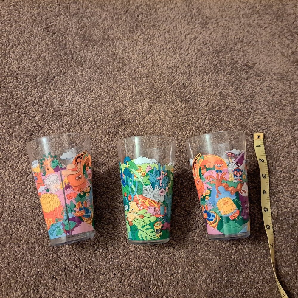 4 McDonalds Collector’s Edition Meal (1)Ty Beanie Babies 16oz Cup 2024(2)Grimace - Picture 2 of 7